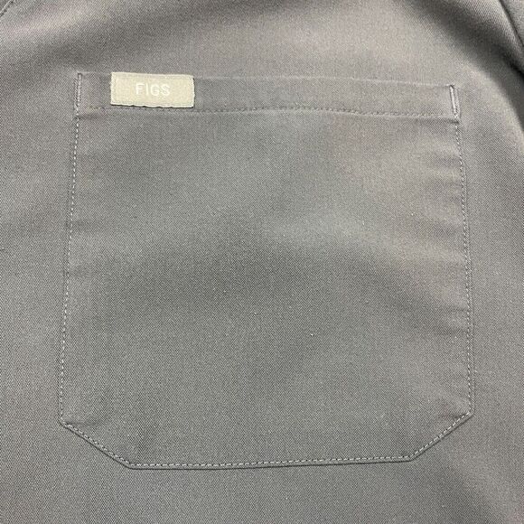 Figs Scrub Top Womens Large Gray Catarina Technical Collection - Picture 3 of 11